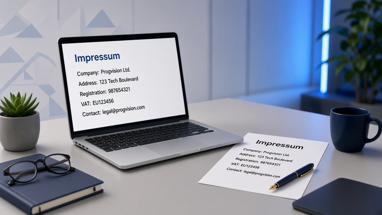 Impressum & Anbieterkennzeichnung – Deckblatt