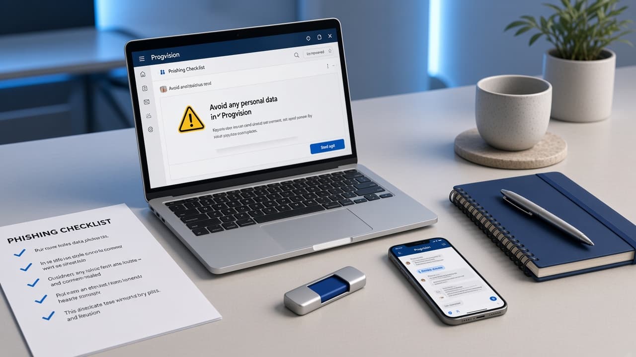 Phishing Erkennungsheft – Deckblatt