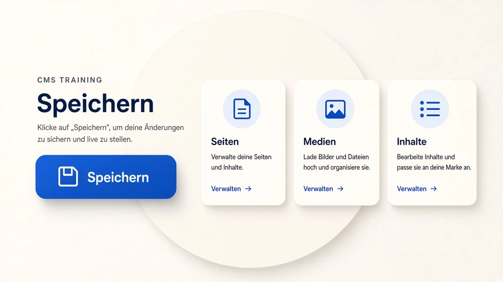 CMS-Einweisung und Pflegewege am Laptop