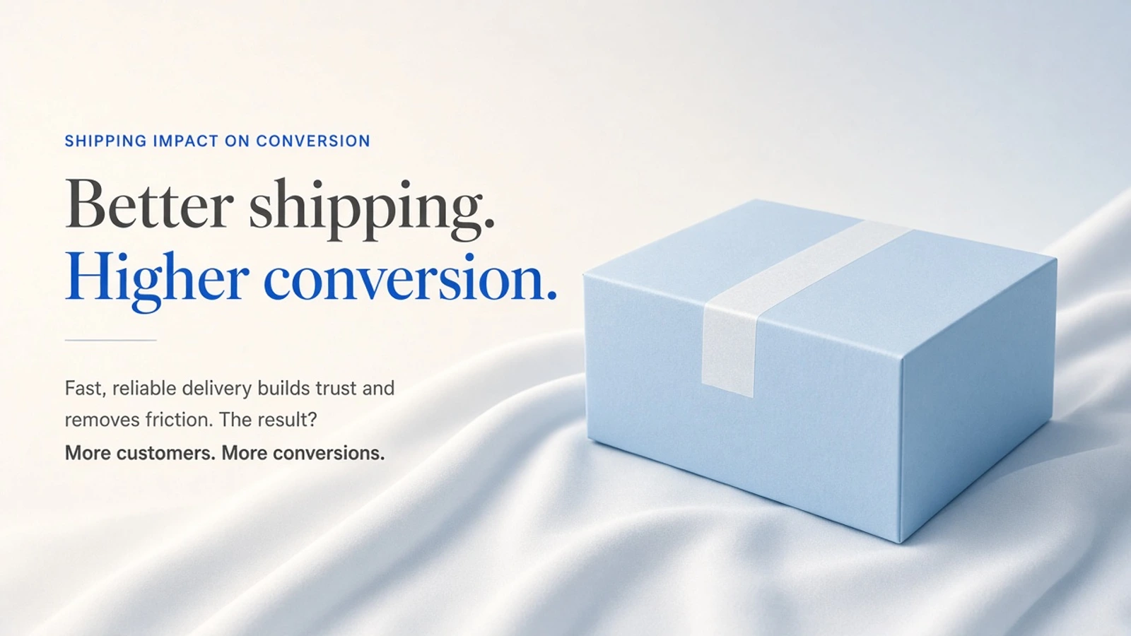 Versandversprechen und Conversion