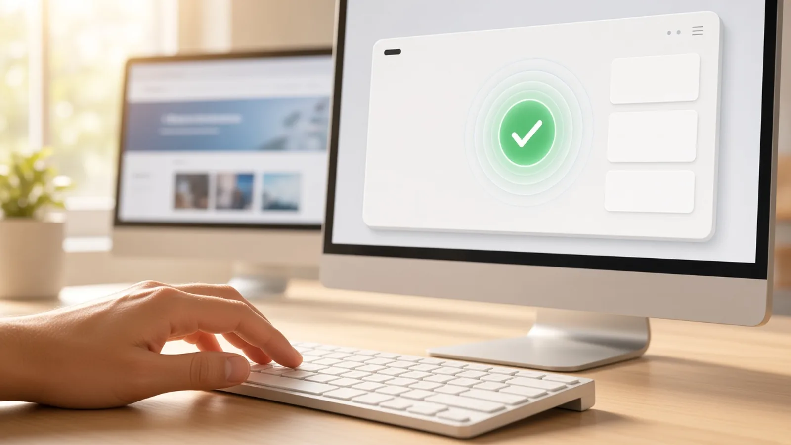 Freigabe der Website nach erfolgreicher Sicherheitsprüfung