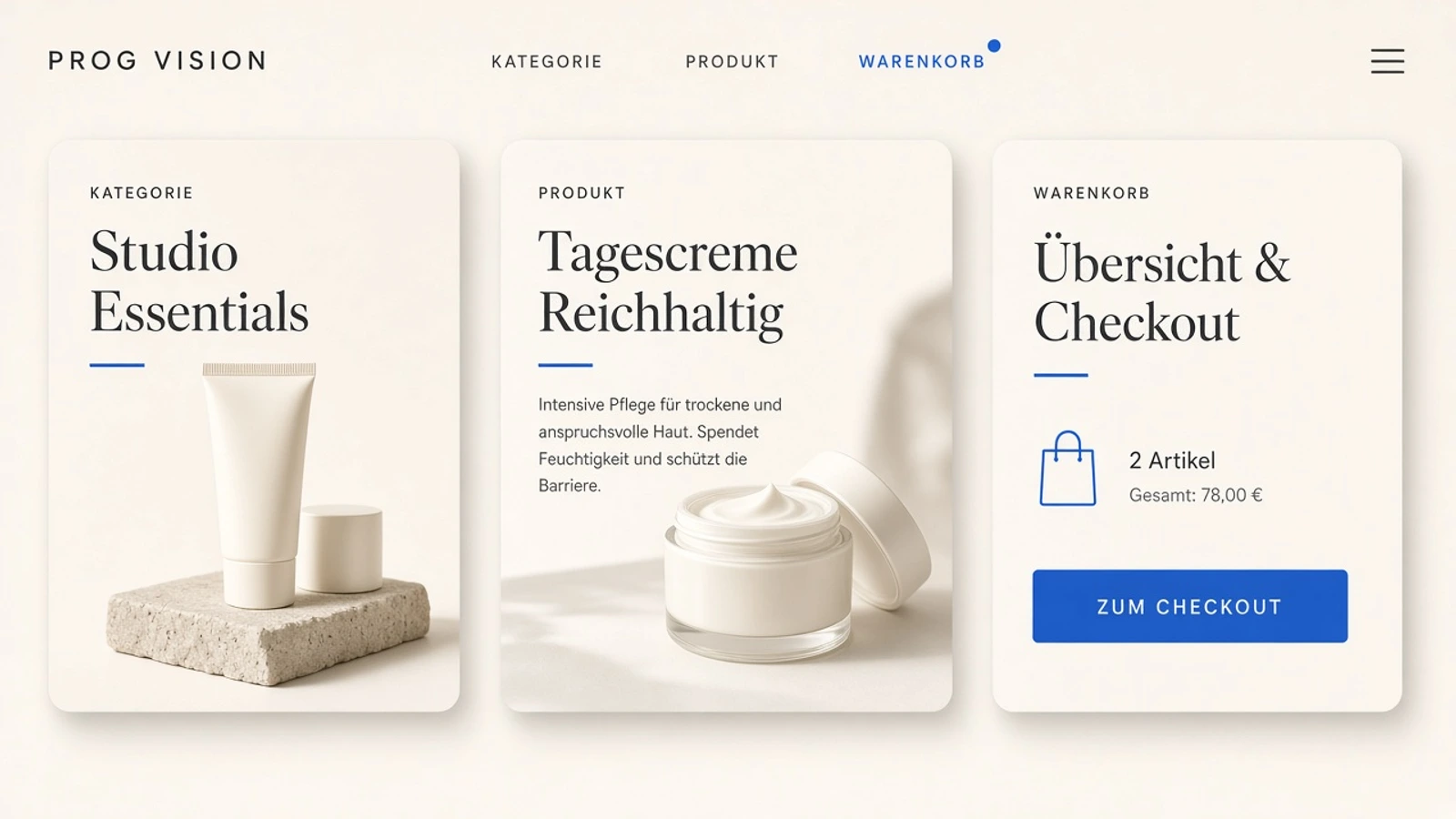 Informationsarchitektur und Shop-Navigation