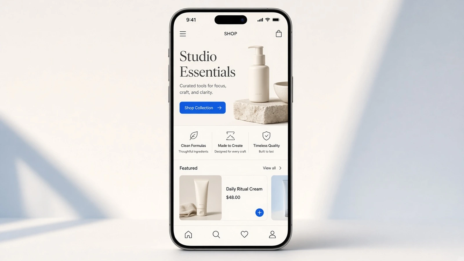 Mobiler Shop-Checkout auf dem Smartphone