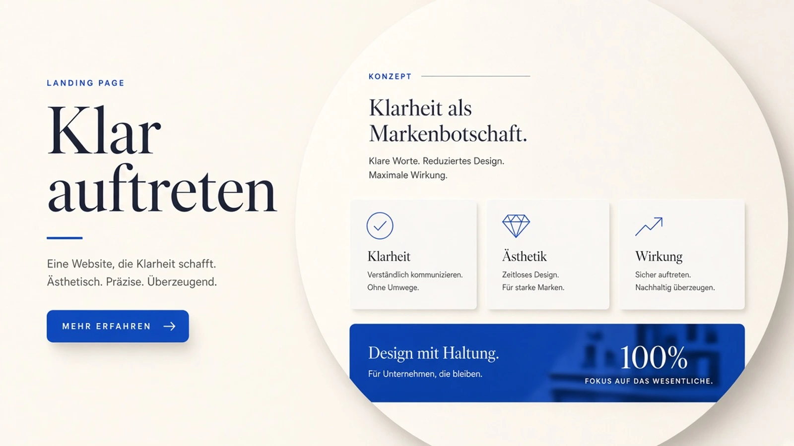 Farb- und Typografieabstimmung für den Markenauftritt