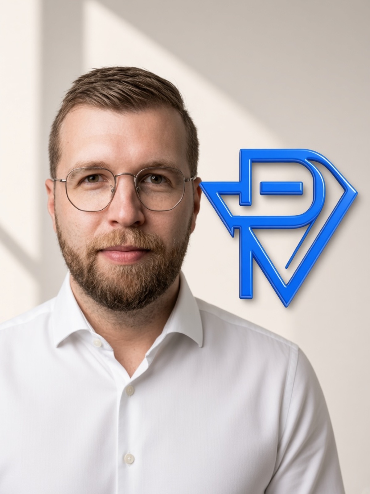 Kevin Münch mit dem Progvision Logo